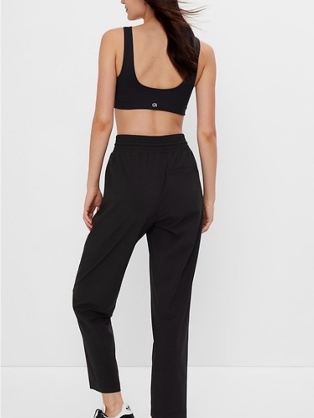 GAP Black High-Rise Track Joggers